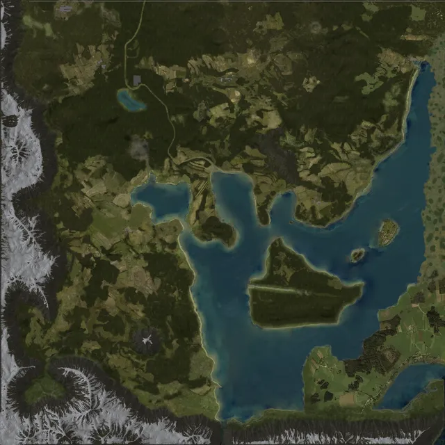 Chiemsee map overview