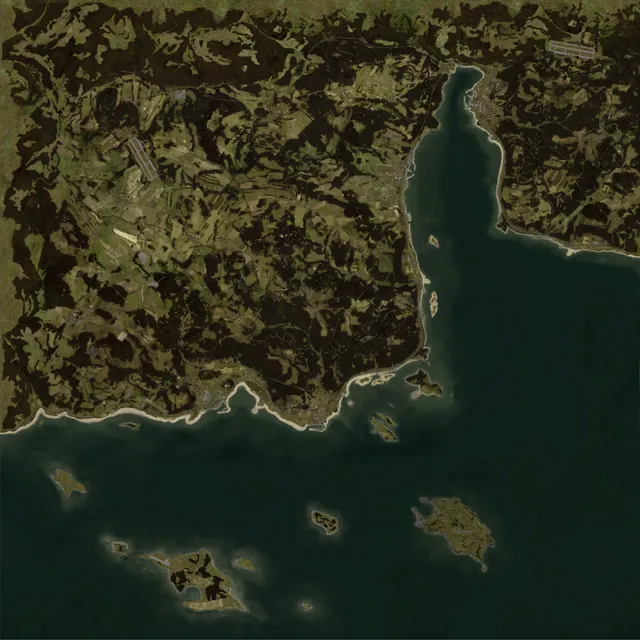 Chernarus 2035 map overview