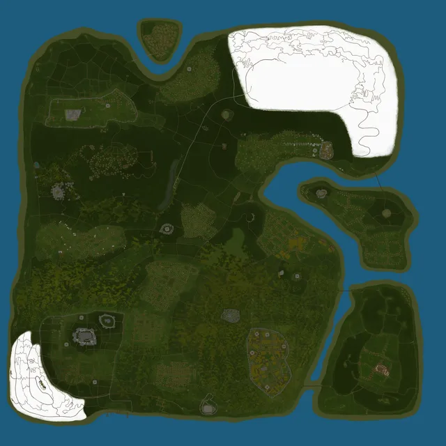 Dragonia map overview