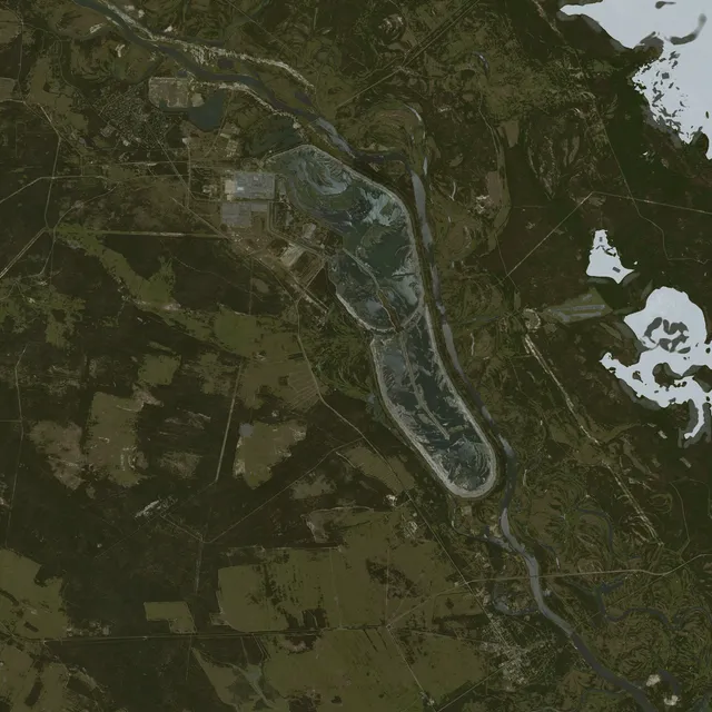 Pripyat Gamma map overview
